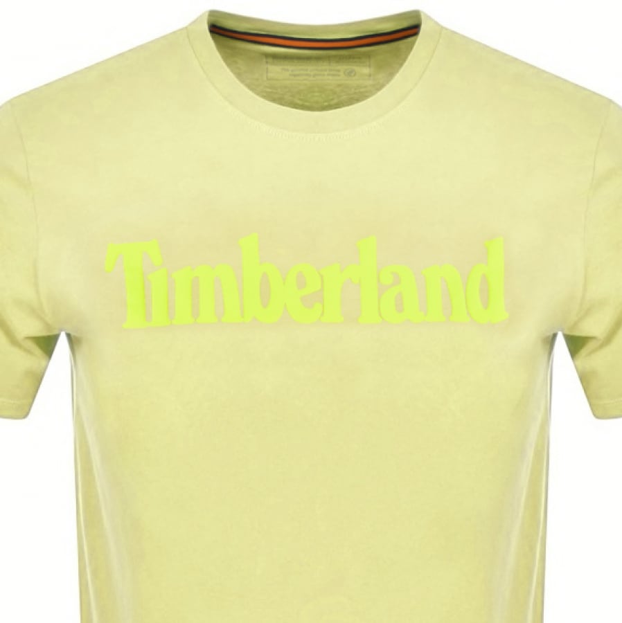 Alternative Image for ProductTimberland Logo T Shirt Yellow2